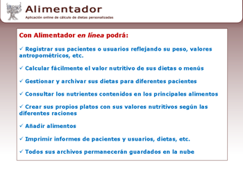 Programas dietas nutricion gratis